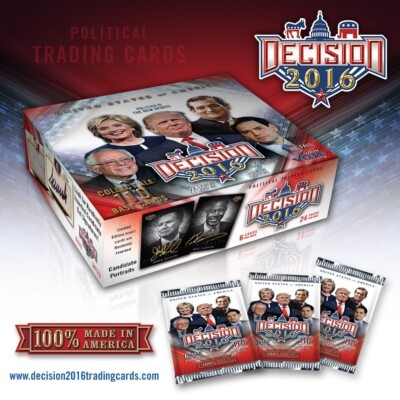2016 Decision - Political Trading Cards - Pick Your Card(s)   Buy More & Save