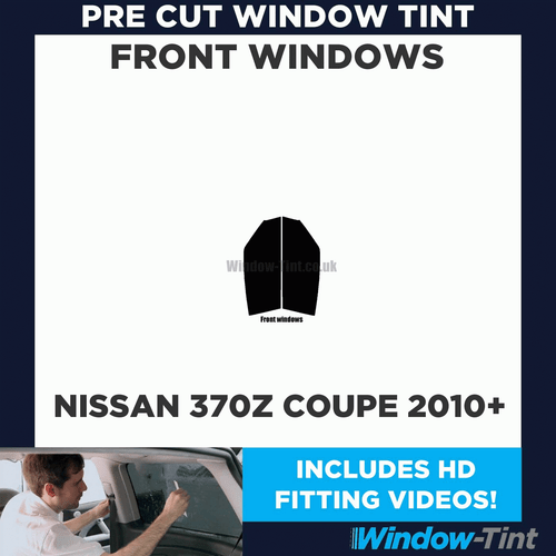 Pre Cut Car Window Tint for Nissan 370z Coupe 2010+ Front Windows Tinting Film - Picture 2 of 10