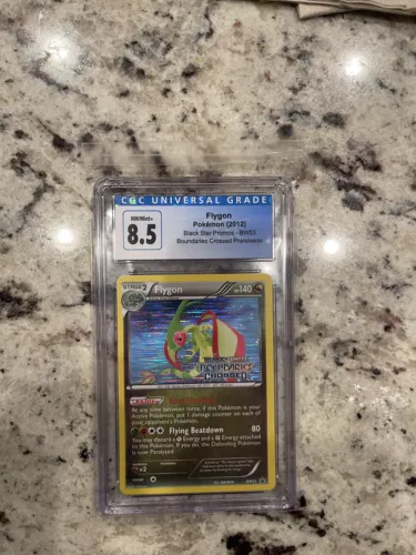 CGC 8.5 Flygon Prerelease Promo BW53 B&W Boundaries Crossed