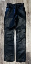 VTG 70s Tapered Leather Pants Western Biker Chick Punk Rock Women  s Sz 5