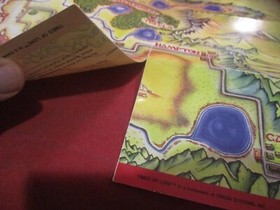 Times of Lore Nintendo NES Foldable Poster Map Insert ONLY 
