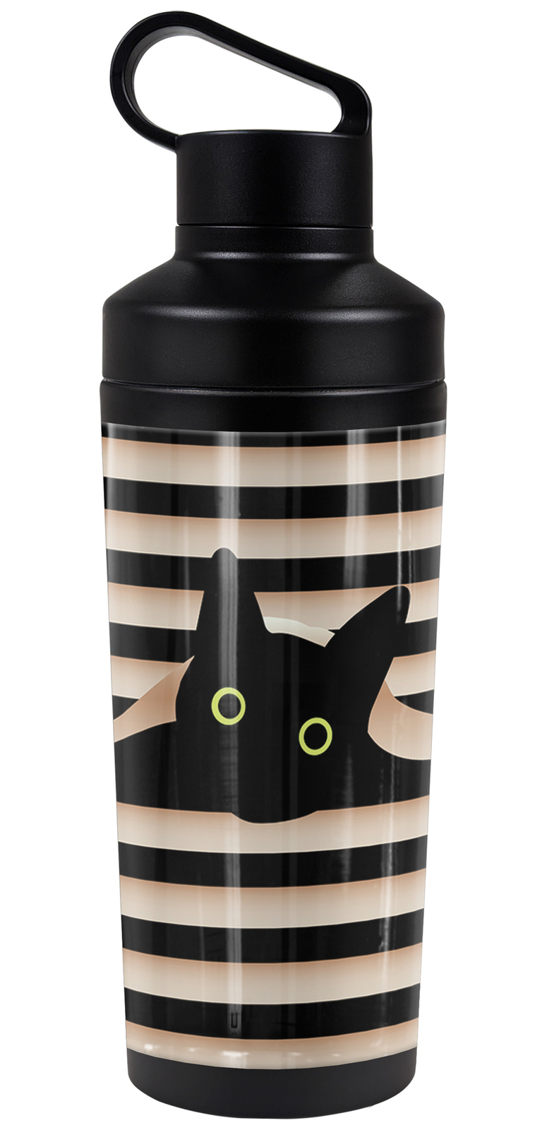 Generic Black Cat In Window 18oz Insulated Water Bottle