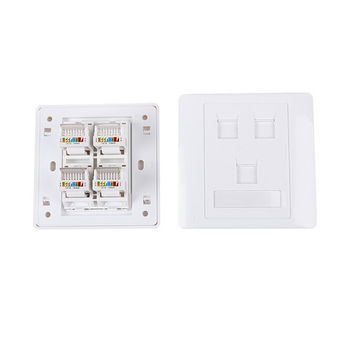 86 Type Computer Socket Panel CAT5E Network Module RJ45 Interface OutletB.G5 - Photo 8/16