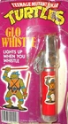 Teenage Mutant Ninja Turtles 1989 Light Up GLO WHISTLE Vintage Helm playmates mo