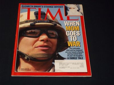 2003 MARCH 24 TIME MAGAZINE - LIEUT. COLONEL LAURA RICHARDSON COVER - H 6538