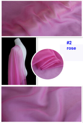 1 MeterX1.4 Meter Mulberry Silk Scarf Textile Crinkled Silk Chiffon Crepe Fabric