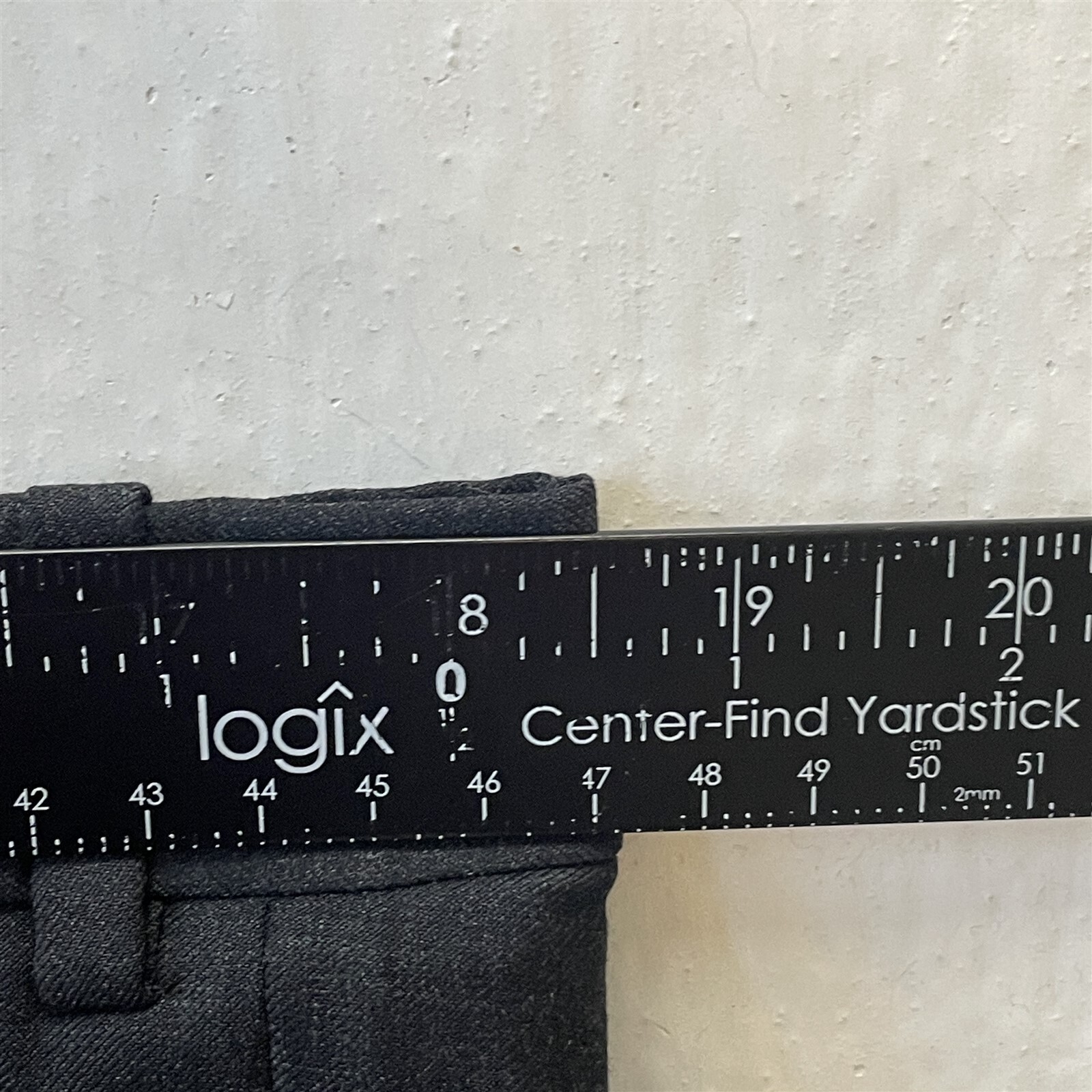 Dapper Classics 36x29 Gray Wool Flat Front Made i… - image 2