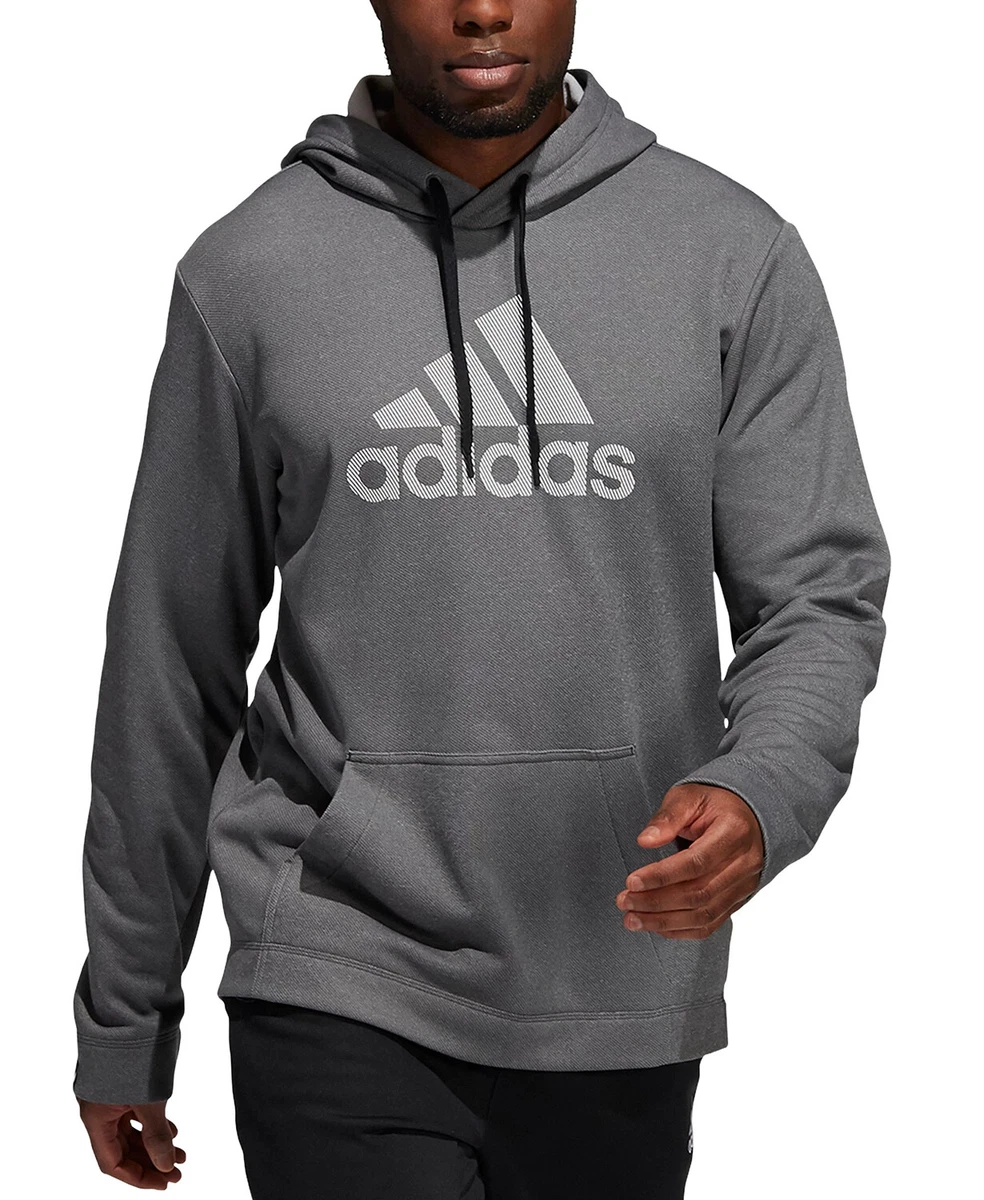 adidas Men s Fleece Logo Hoodie Medium 55 Retail