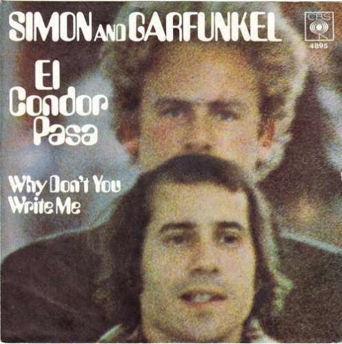 Simon And Garfunkel* - El Condor Pasa 7" Single Vinyl Schallplatt - Afbeelding 1 van 4