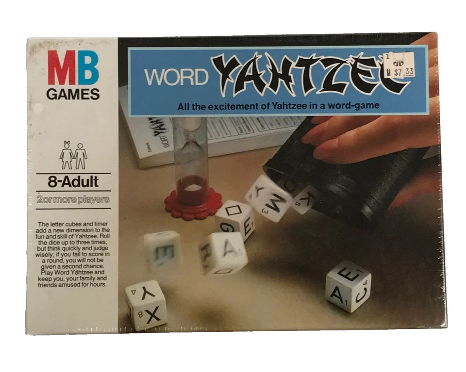 Yahtzee Vintage Word Game 1979 by Milton Bradley New & Sealed (Very Rare) - Image 2 of 4