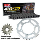 RK U-Ring Chain & Sprocket Kit for 2013-2017 Honda NBC110 - 14/37