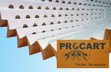 1 x 10m Spray Booth Concertina Pleated Cardboard Paint Filters - Quantity 1