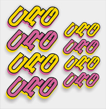 8x CRG Grafica Autoadesiva, Adesivo. Karting, F100. Laminato