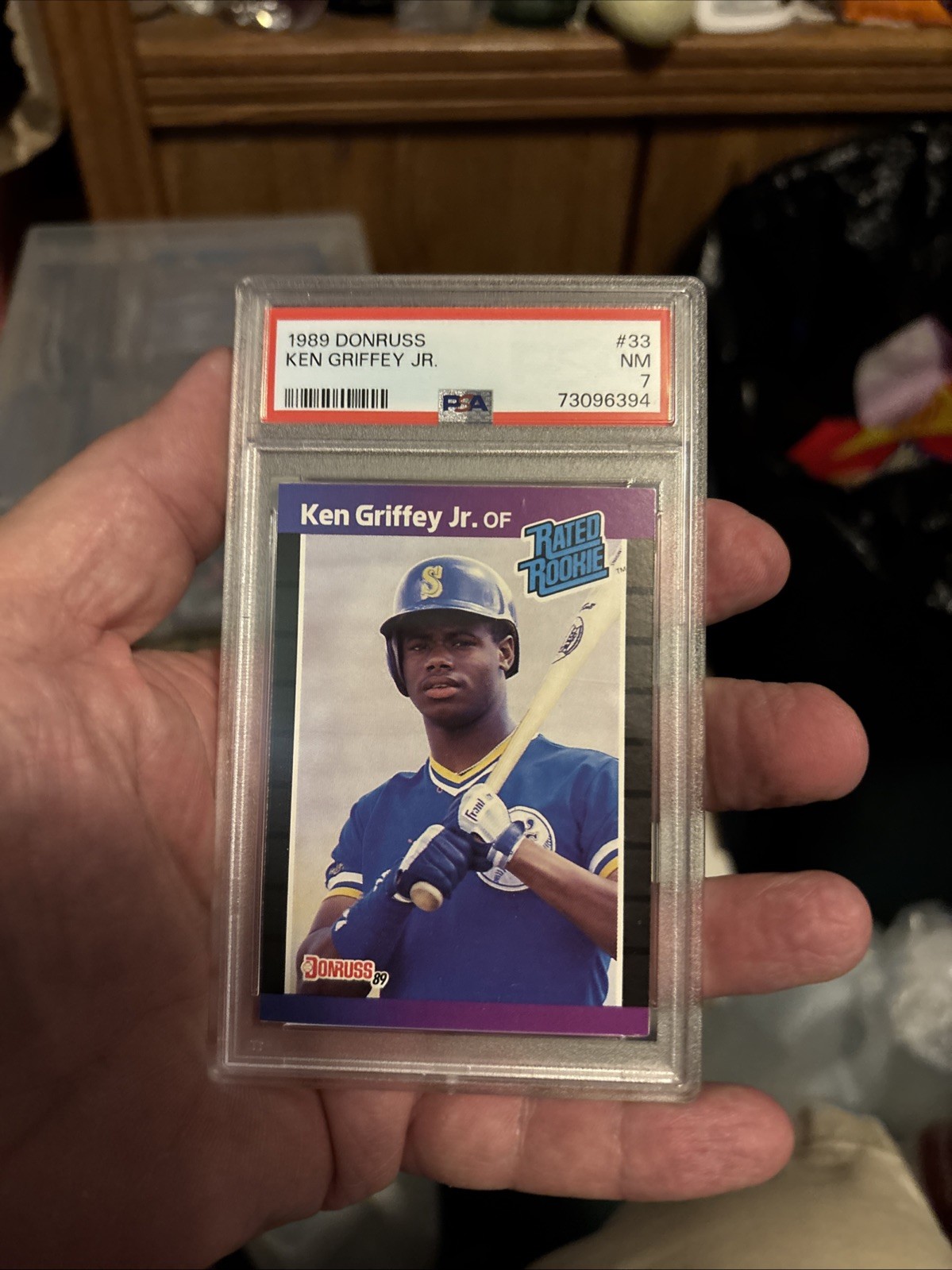 1989 Donruss Ken Griffey Jr. #33 PSA 7 RC