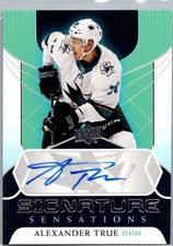 2020-21 Upper Deck #SS-AT Alexander True Signature Sensations