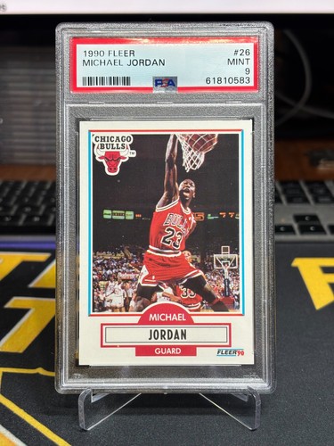 1990 Fleer MICHAEL JORDAN PSA 9 NBA Chicago Bulls