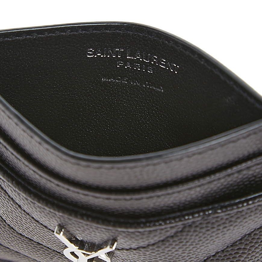 Saint Laurent Matelassé Card Holder 140337610 thumbnail 9