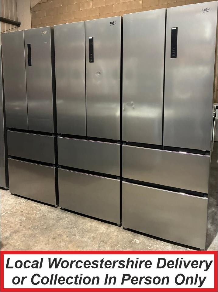 Beko GN14790PX Stainless Steel Fridge Freezer 70cm Multi-Door PFA G*(Read-Dents)