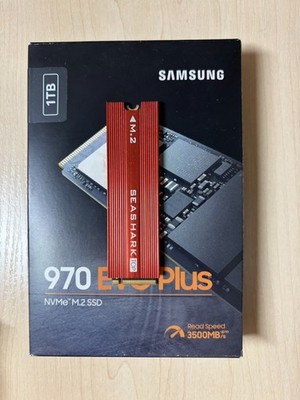 Samsung 970 EVO Plus 1TB Interne SSD mit OVP und Kühler