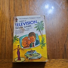 Vintage 1984 Professor Hoyle s T.V. Trivia Card Deck Game, Series 2