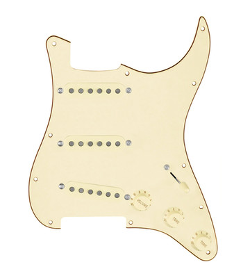 920D Custom Texas Grit Loaded Pickguard for Strat With Aged White Pickups and...