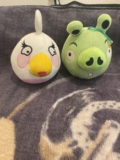 Angry Birds Plush Lot Of 2 Linxin Matilda And Minions Pig