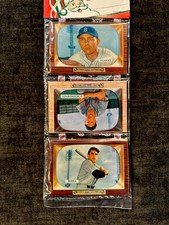 1955 BOWMAN XMAS BASEBALL RACK PACK YOGI BERRA RED SCHOENDIENST GIL HODGES