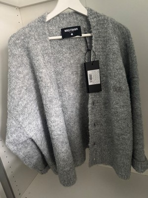 Damen Oversize Cardigan / Jacke   WRSTBHVR Studio   Grau   Neu mit Etikett