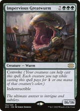 Impervious Greatwurm - Foil NM MTG Double Masters 2022
