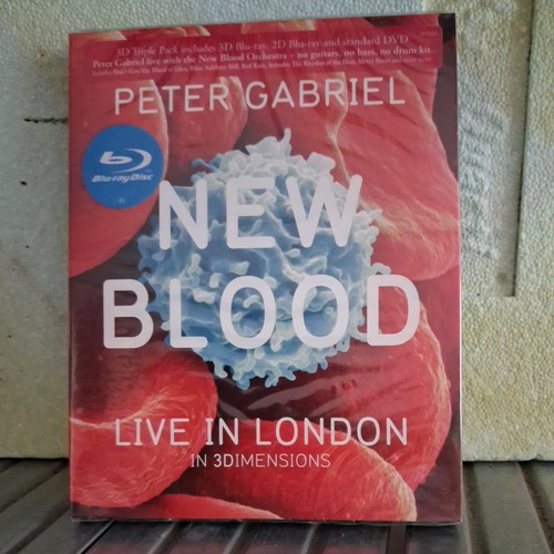 Peter Gabriel-new Blood-live in London 3 Blu-ray 3D Nuovo Sigillato prezzo ebay