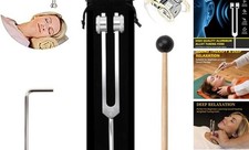 128 Weighted Tuning Fork for Healing, Chakra Healing, Sound Therapy for