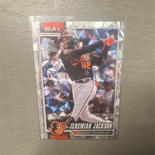 Topps 2026 Jeremiah Jackson #277 Rookie Card Diamante Parallel . rookie card picture