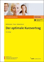 Der Optimale Kurzvortrag Claus MöLlenbeck (U. A.) Bundle Steuerfachkurs Deutsch