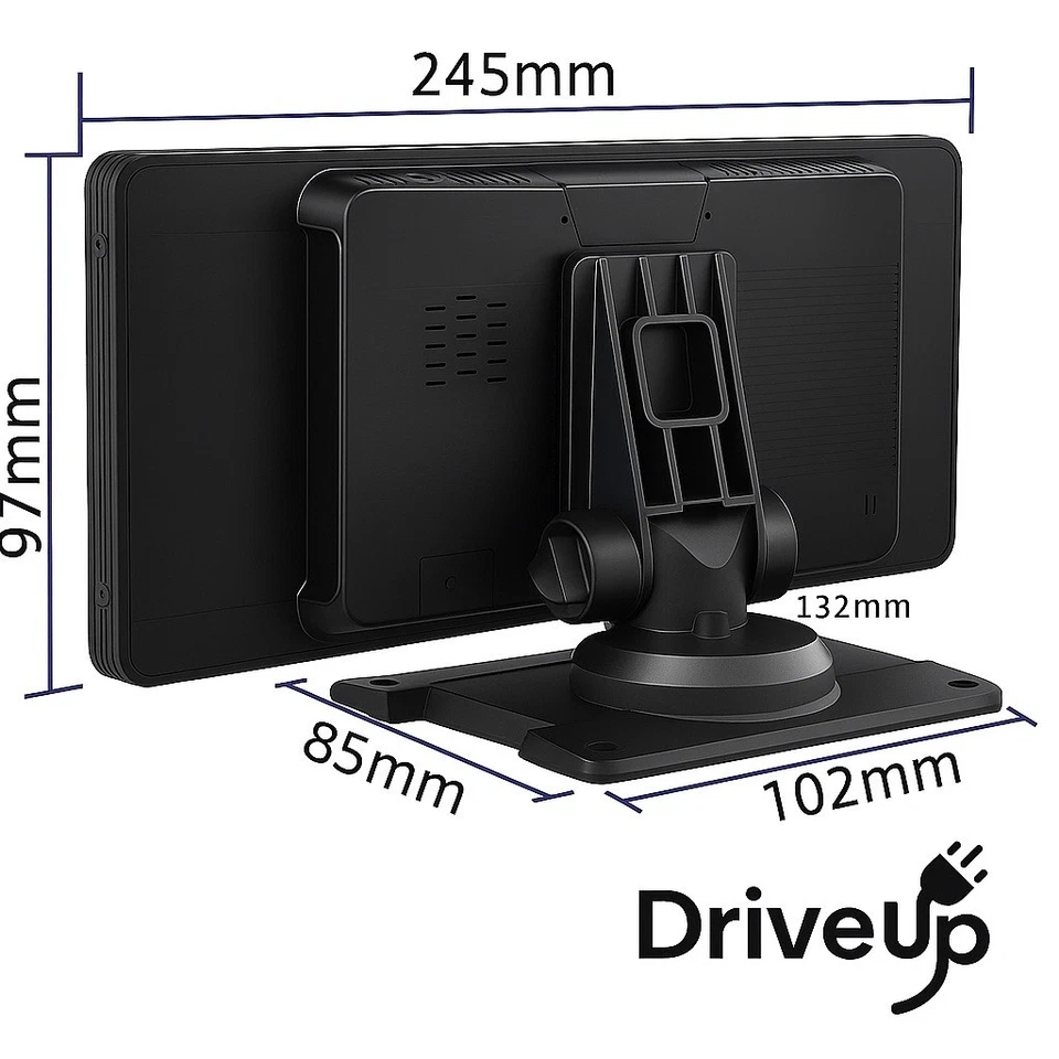DriveUp™ Display Autoradio 10” 2DIN | CarPlay & Android Auto Wireless - Immagine 3 di 4
