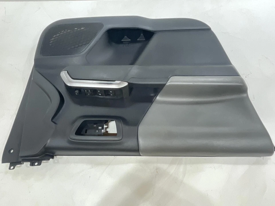 Panel de moldura de puerta del conductor delantero izquierdo negro/gris OEM para Toyota Tacoma 2019-2023 Foto 3 de 4