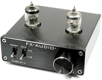 Fx-Audio Tube-01J Black Tube Preamp Line Amplifier Nfj Original Model Black