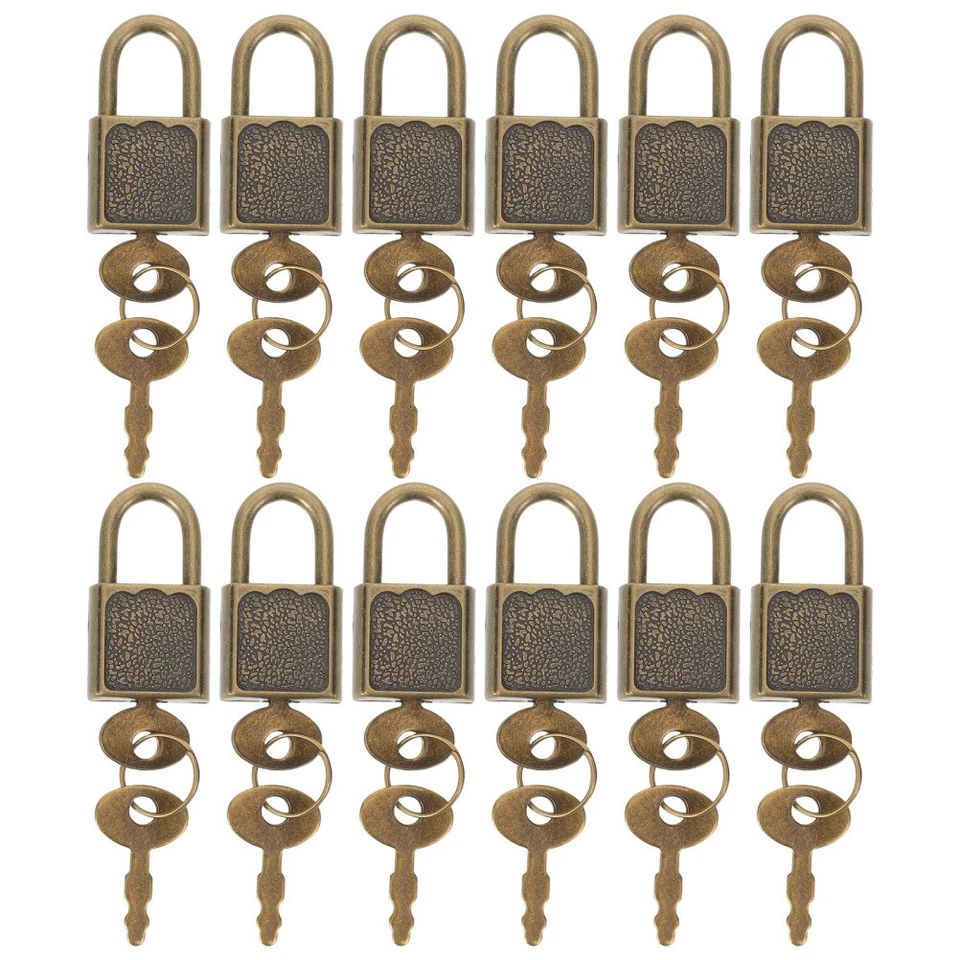 12 juegos de llaves para niños que parecen termostato real caja de bloqueo con pieza para pecho Foto 4 de 4