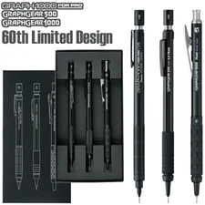 Pentel 60th Anniversary Limited Black Graph1000/GraphGear Set - Exclusive Japan