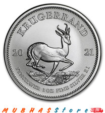 2021 South Africa Silver Krugerrand 1 OZ Brilliant ..