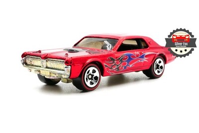 1968 MERCURY COUGAR RED SPECTRA FLAMES 1:64 SCALE DIECAST COLLECTOR MODEL