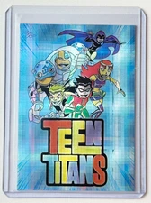 Teen Titans Limited Edition Artist Signed "Cartoon Classic" Refractor Card 1/1
