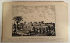 Antique Print Liberia West Africa Episcopal Mission, Near Cape Palmas, 1855