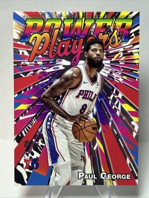 Paul George Power Players Holo Foil 2025/26 Topps NBA Basketball #PP-11 76ers