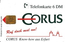 O 771 04.93 - Corus from Erfurt - telephone card - only 1000 pieces