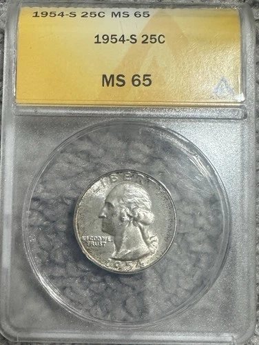 1954-S Quarter MS65
