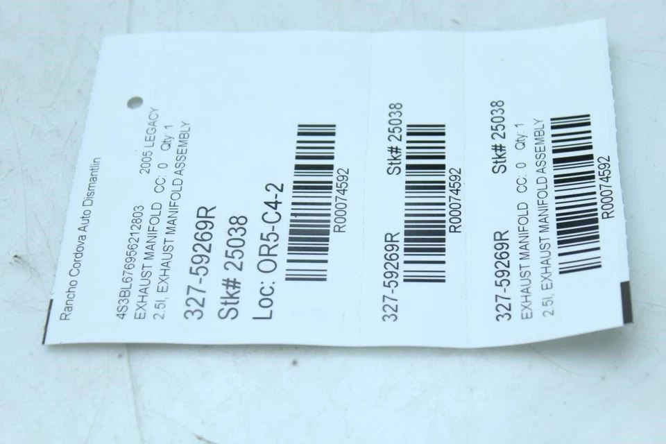 Colector de escape 2,5 L Turbo Wrx compatible con 02-05 08-14 IMPREZA 74592 Foto 2 de 4