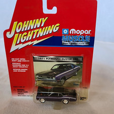 Johnny Lightning Mopar Muscle 164 1971 Plymouth Duster 340 Purpleblack Johnny Lightning Mopar Muscle 164 1971 Plymouth Duster 340 Purpleblack