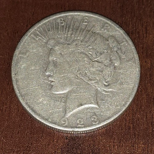 1923 Peace Dollar $1 Silver Coin Circulated Business Strike