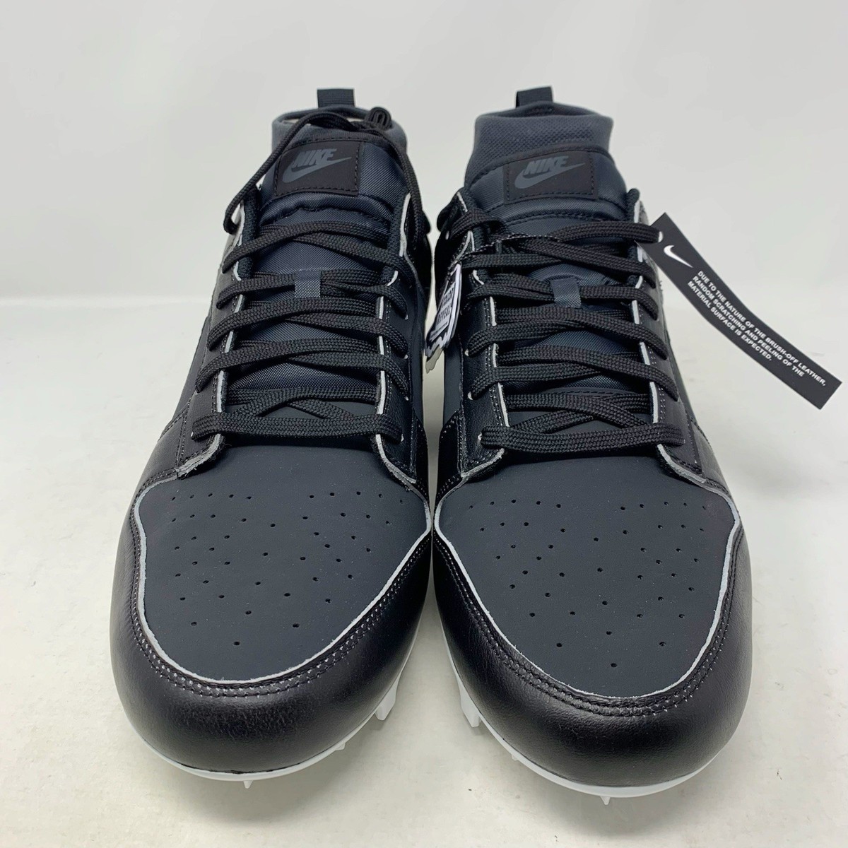 Nike Alpha Menace Dunk Gold Black Football Cleats, Size 15 BNIB