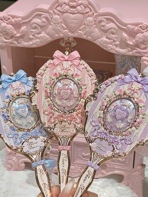 Flower Knows Bonnie Garden Series Handheld Makeup Mirror Three Colours Cute GIft